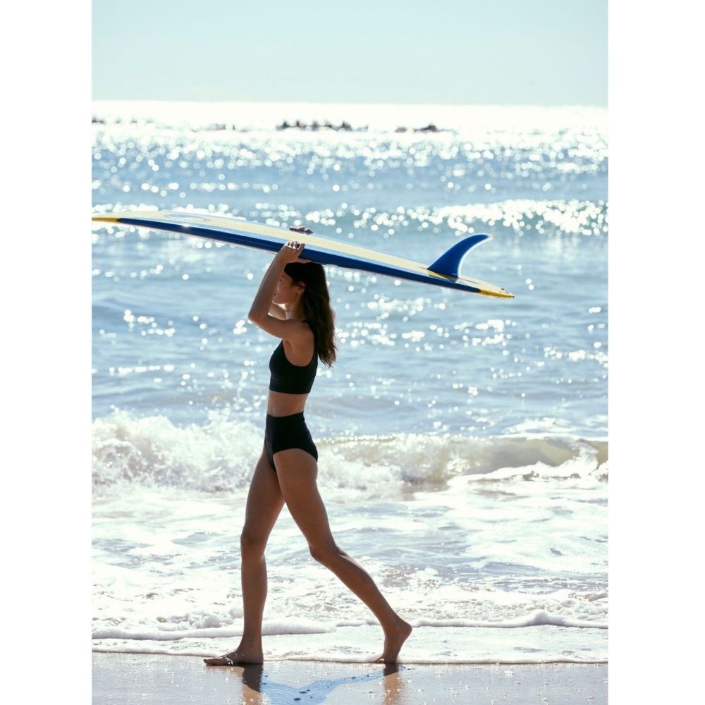 Its Now Cool Bikini Set The Contour Crop Surf Top High-Waist Bottoms Small NWT - Picture 4 of 9